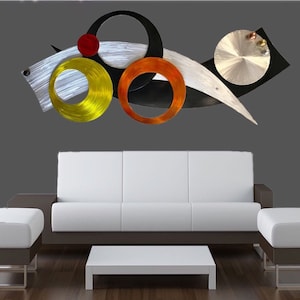 Temptation contemporary metal wall art sculpture