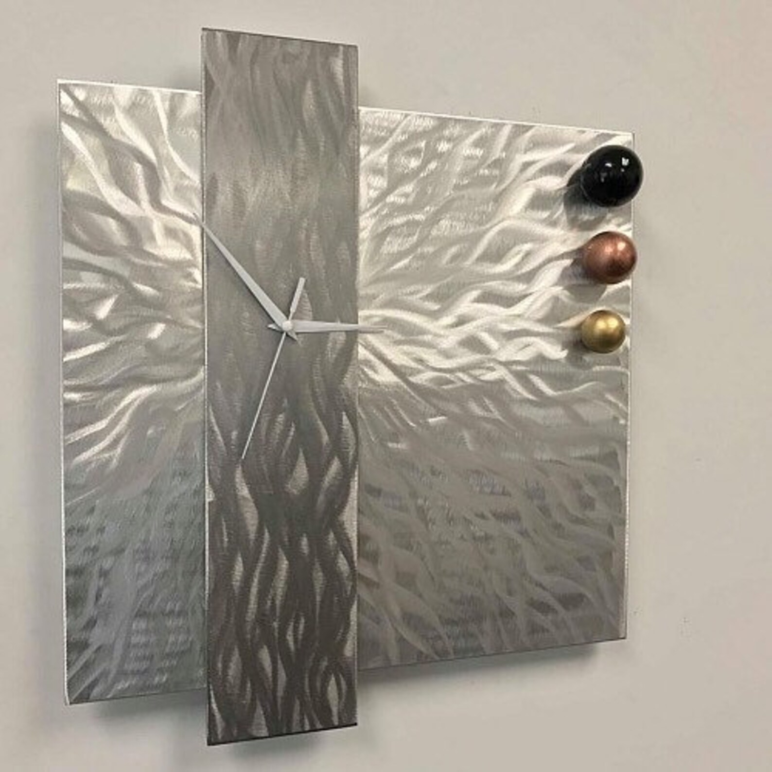 Abstract Contemporary Art Clock by Artist Tony Viscardi Etsy