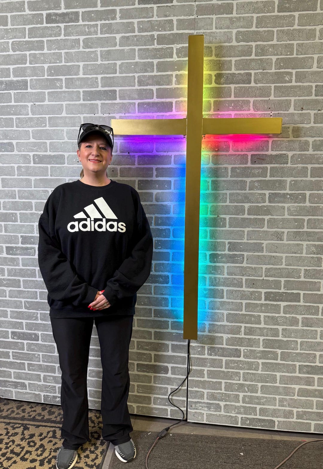 Custom LED Church Cross: Brushed Aluminum Backlighting, Tony Viscardi ...