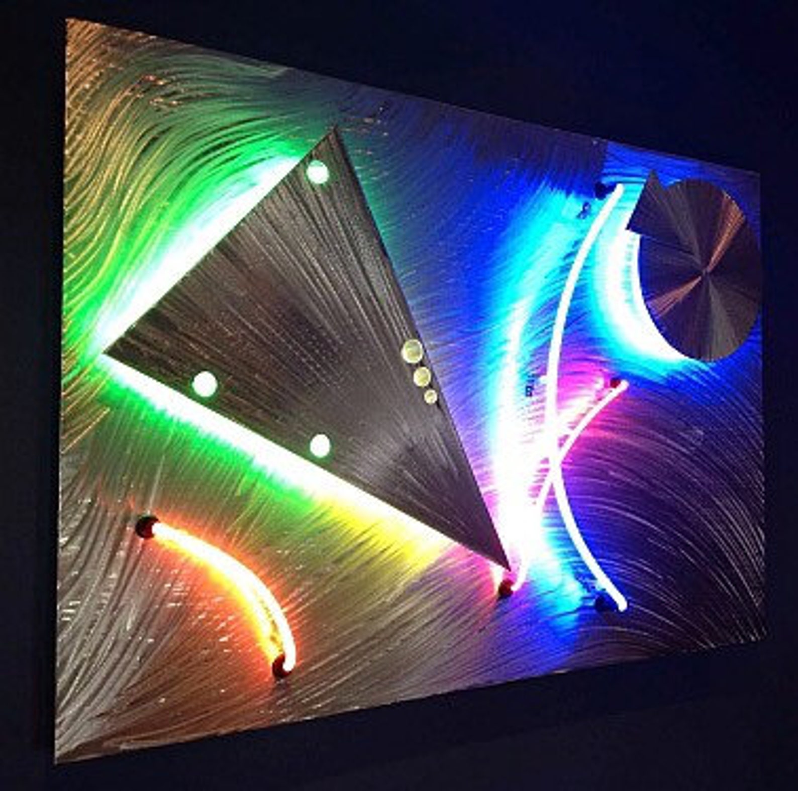 Modern Neon Wall Art Sculpture by Neon Artist Tony Viscardi Etsy