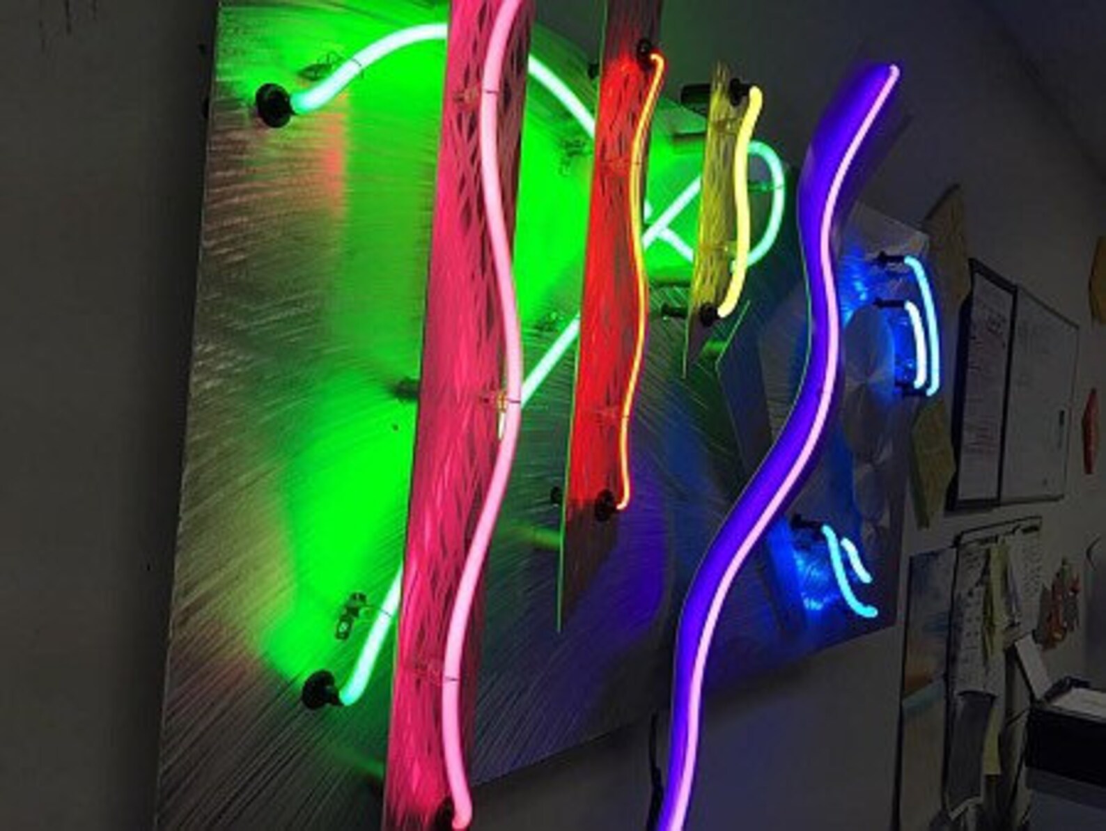 Contemporary Neon Wall Art Sculpture by World Renowned Neon Artist Tony