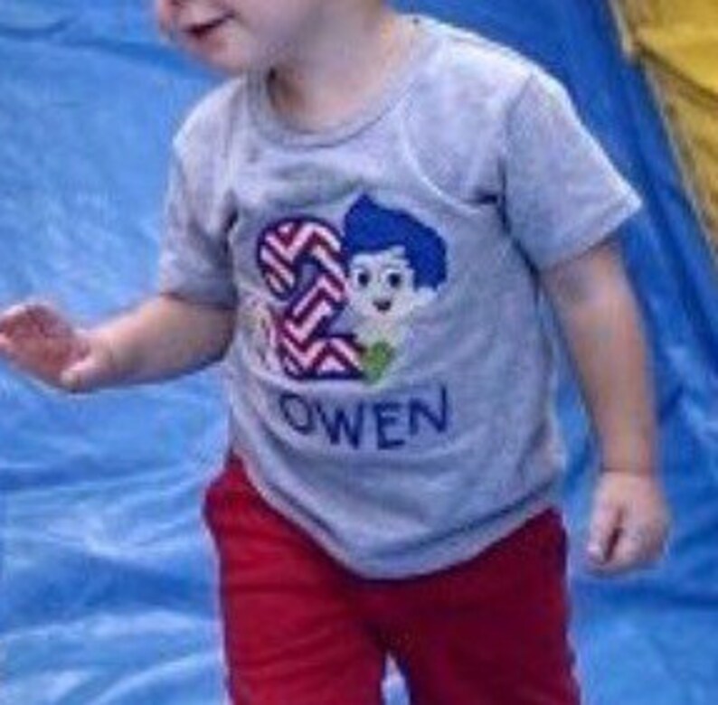 Personalized Bubble Guppies Shirt Bubble Guppies appliqu\u00e9 shirt appliqu\u00e9 Birthday Shirt Bubble Guppies Birthday Shirt Birthday Shirt