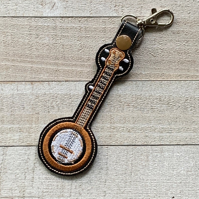 Banjo Keychain/banjo Key fob/bluegrass Band Gift/banjo Teacher Etsy Banjo Keychain/banjo Key fob/bluegrass Band Gift/banjo Teacher Etsy