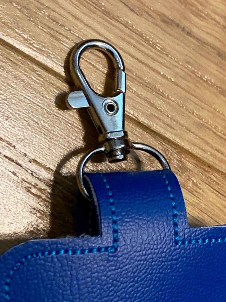 ID Holder ID keychain credit card key fob personalized key Etsy