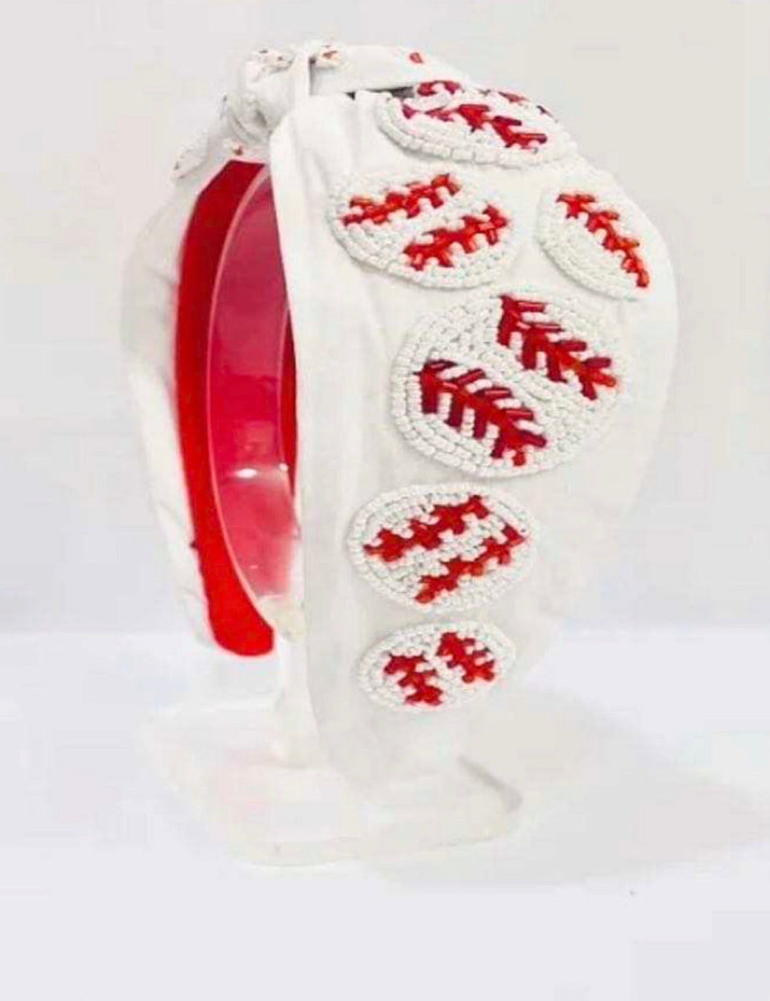 Baseball Beaded Headband - Etsy