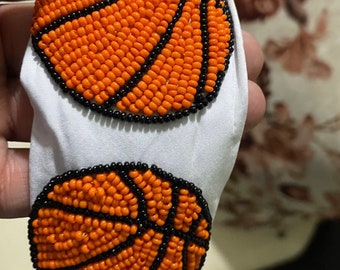 Basketball  beaded headband