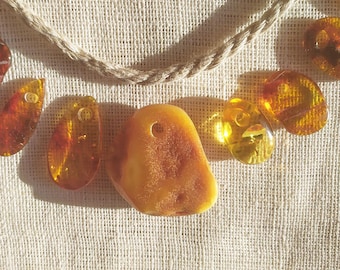 Baltic amber pendant