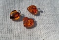 Natural Baltic Amber Heart Pendant. product logo