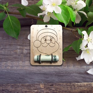 Santa Money Holder Ornament- Laser cut patterns