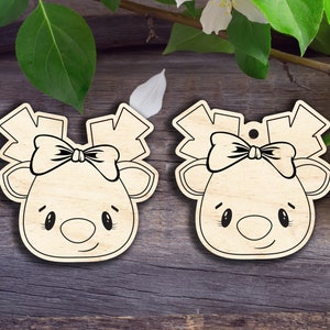 Reindeer Ornament - Laser cut patterns