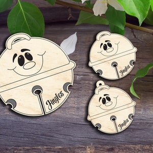 Jingles the Jingle Bell - Laser cut patterns
