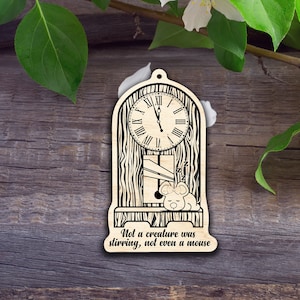 Not a creature was stirring, not even a Mouse Ornament - Laser cut patterns