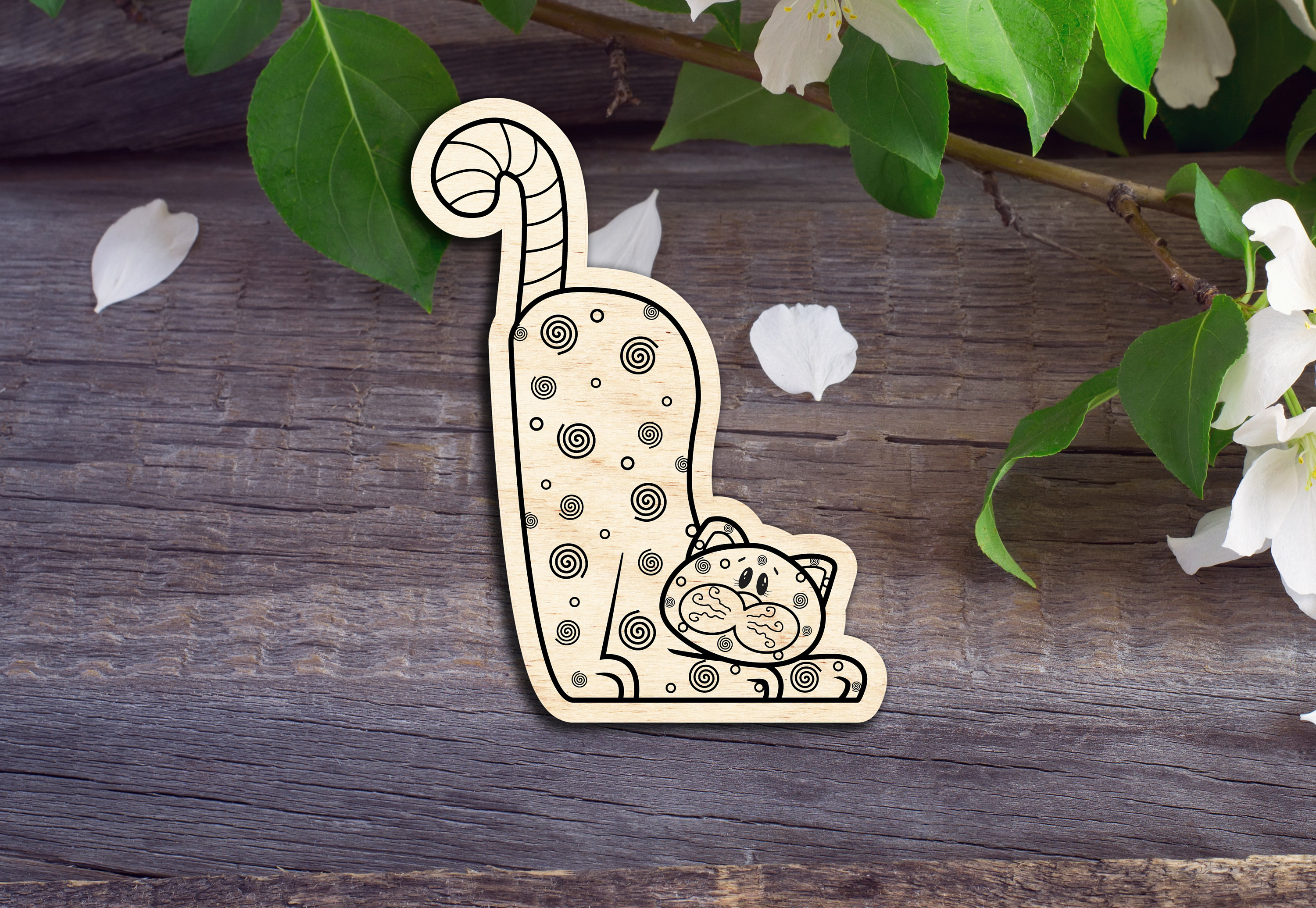 Halloween Cat - Laser Cut Patterns - Etsy