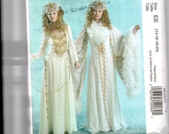 Snow/ice Queen/princess Dress Gown 