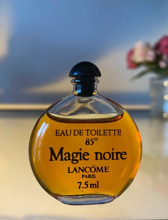 LANCOME MAGIE NOIRE Miniature 7.5ml Etsy Rare - Denmark Vintage Old Formula Collectible Edt