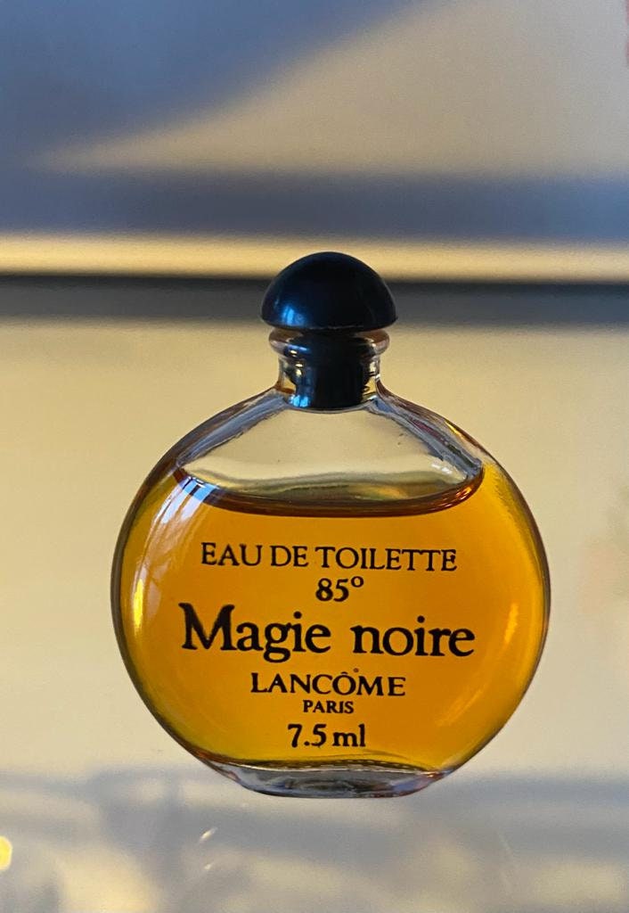 LANCOME MAGIE NOIRE Miniature 7.5ml Rare Edt Vintage Collectible Old  Formula 