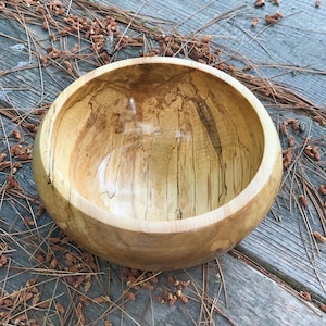 Small Spalted Maple Bowl