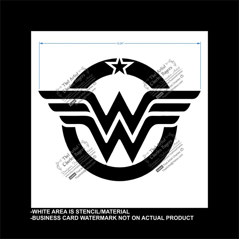 wonder-woman-stencil-reusable-flexible-stencil-durable-etsy