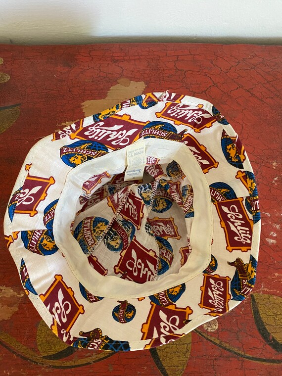 Vintage Schlitz All Over Print Bucket Hat - image 3