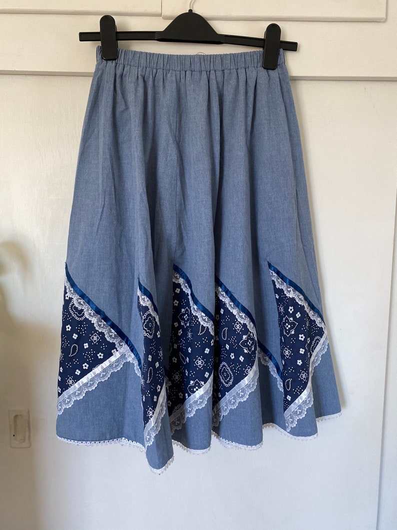 Vintage Bandana Prairie Skirt image 3
