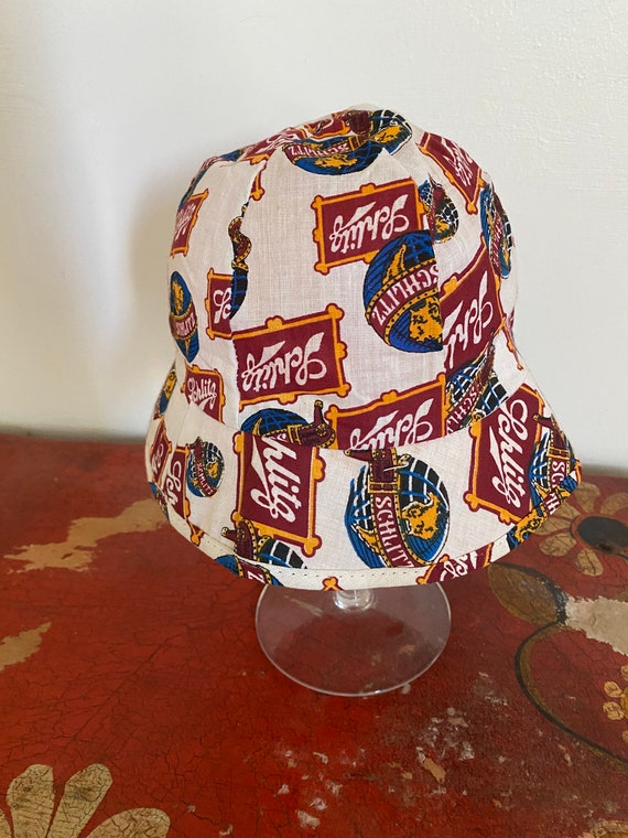 Vintage Schlitz All Over Print Bucket Hat - image 2