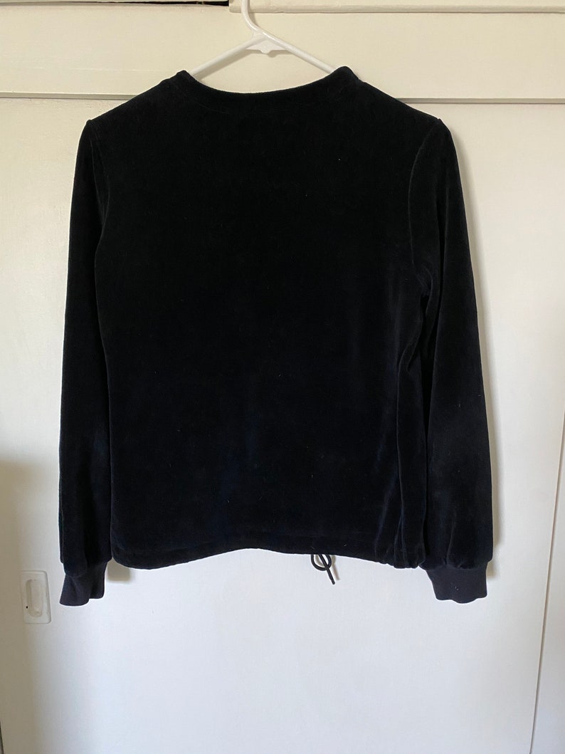 Vintage Black Velvet Jacket image 7