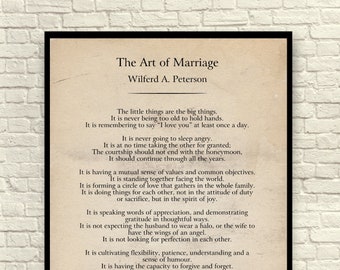 The Art Of Marriage Etsy
