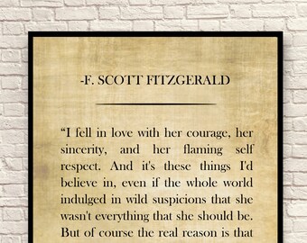 F Scott Fitzgerald Etsy