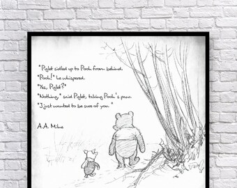 Pooh Drawings Etsy