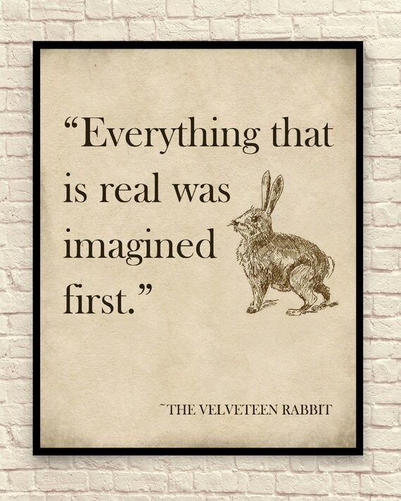 Velveteen Rabbit Wall Art Velveteen Rabbit Art Print 