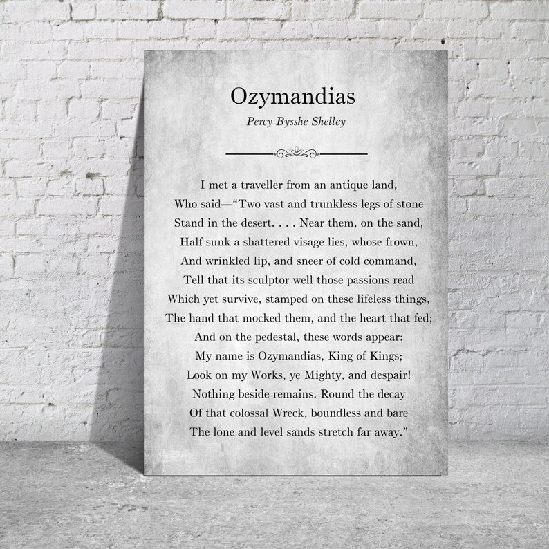 ozymandias poem ozymandias poem