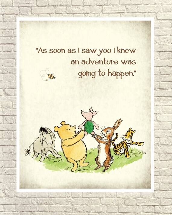 Klassische Winnie The Pooh Pooh Wandbilder Winnie Der Pooh Etsy