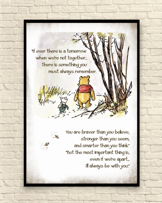 Classic Winnie The Pooh Pooh Wall Art Winnie The Pooh Pooh Etsy