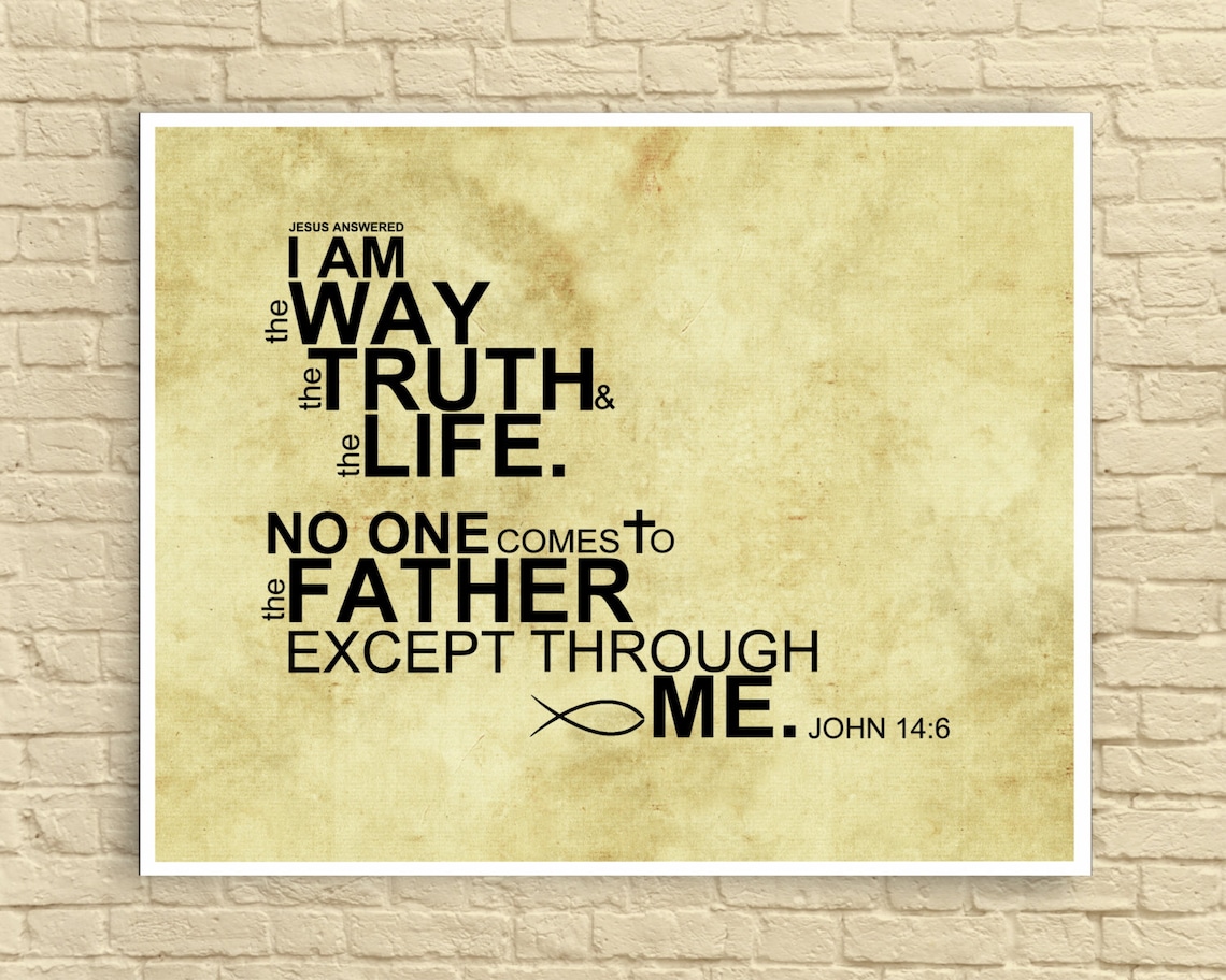 Christian Wall Art Christian Art Print Christian Scripture Etsy