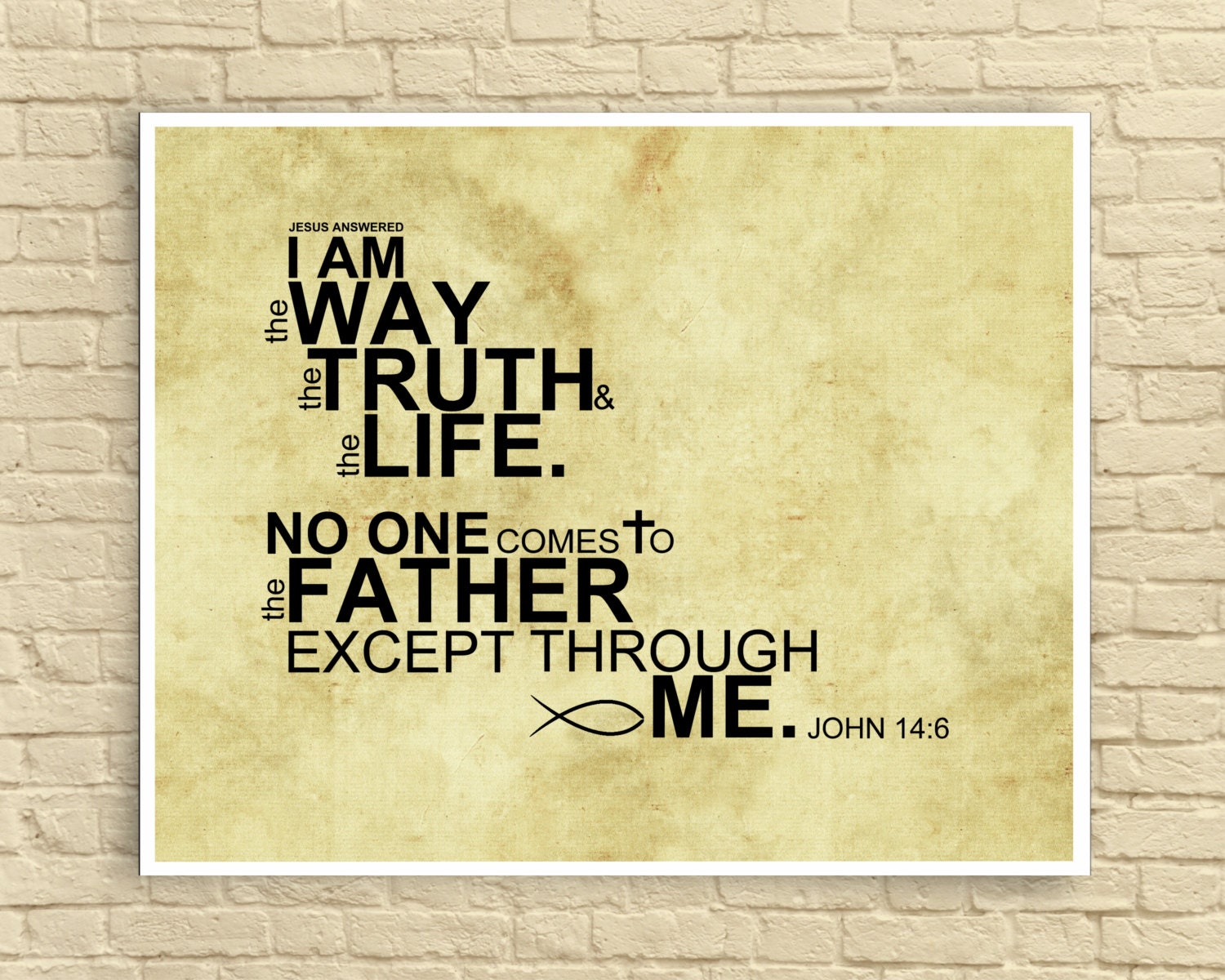 Christian Wall Art Christian Art Print Christian Scripture Etsy