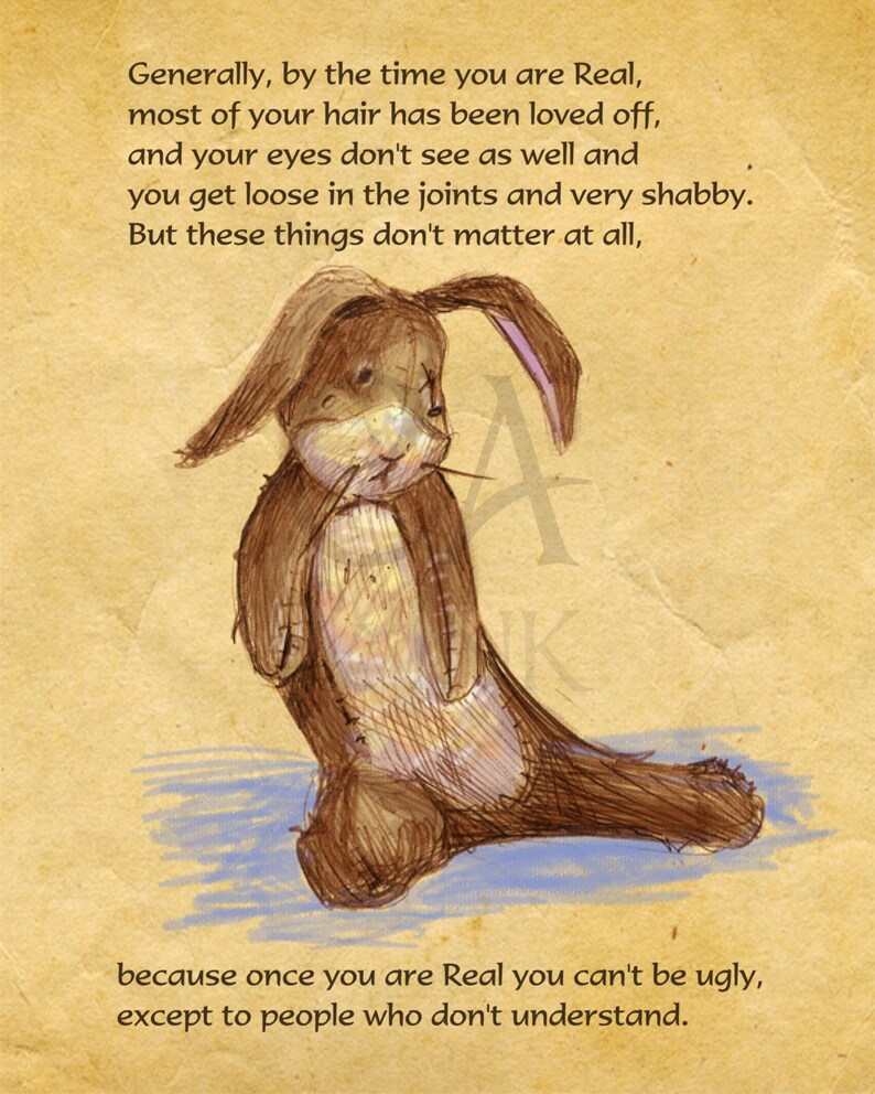 Velveteen Rabbit Wall Art Velveteen Rabbit Art Print Nursery Etsy