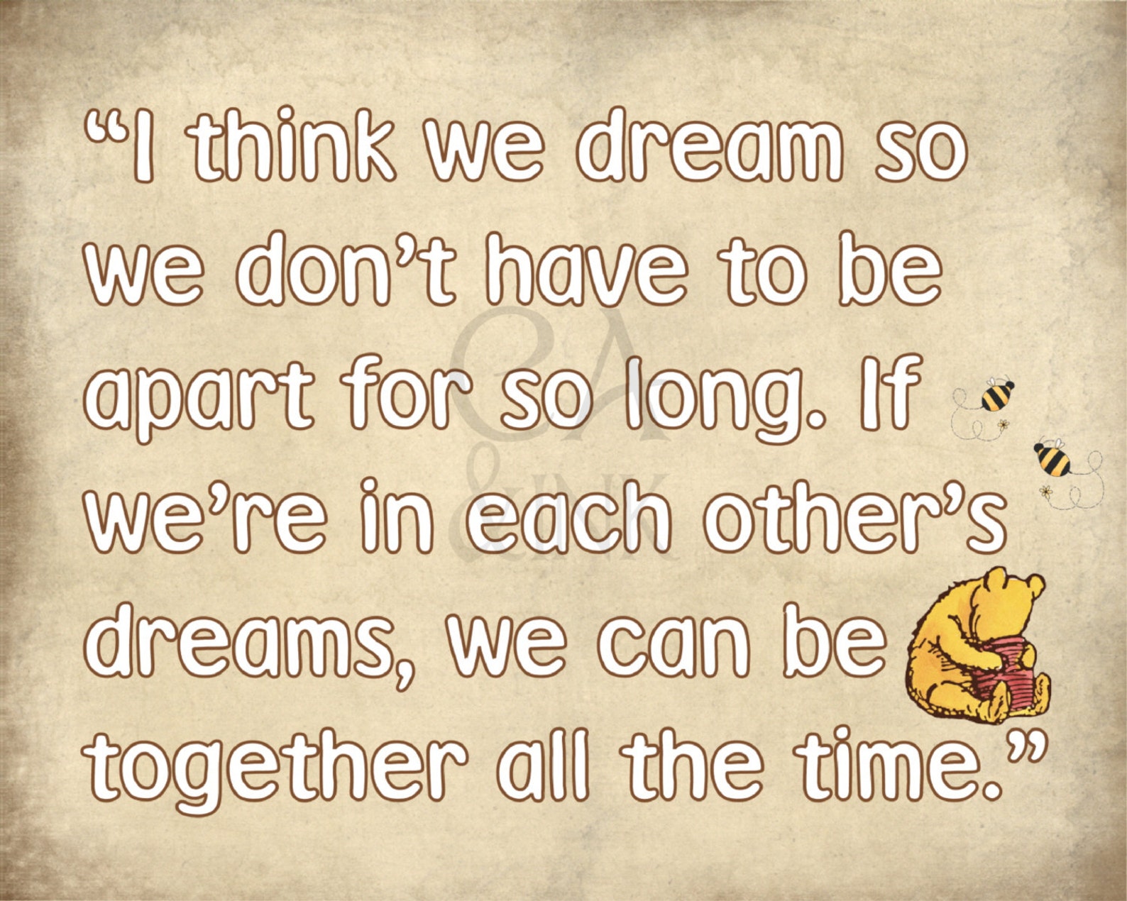 Classic Winnie the Pooh Wall Art Art Print Set 100 Acre Etsy