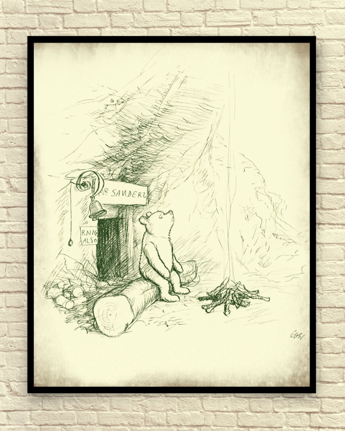 Winnie the Pooh Classic Pooh Pooh Wall Art Pooh Art Prints Etsy