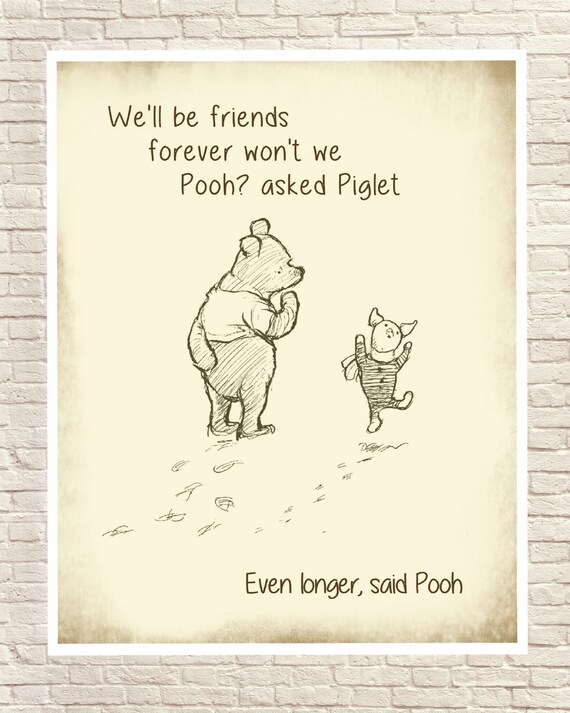 winnie the pooh wall prints