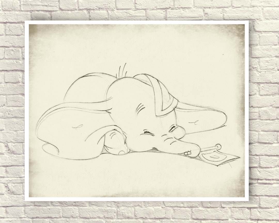 Dumbo Dumbo Wall Art Dumbo Art Prints Vintage Dumbo Prints Etsy