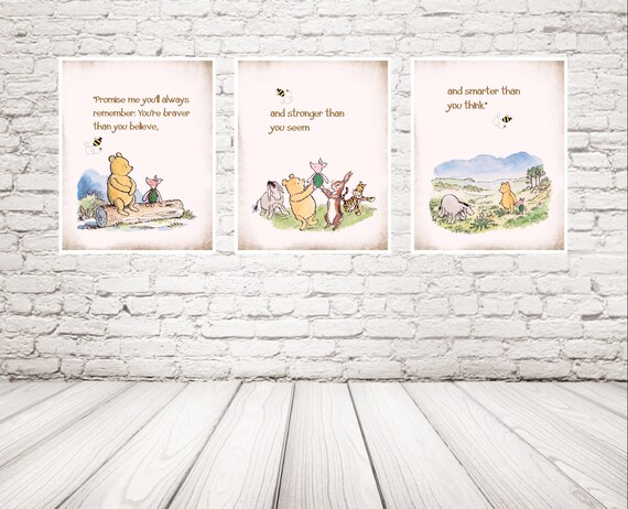 winnie the pooh nursery art