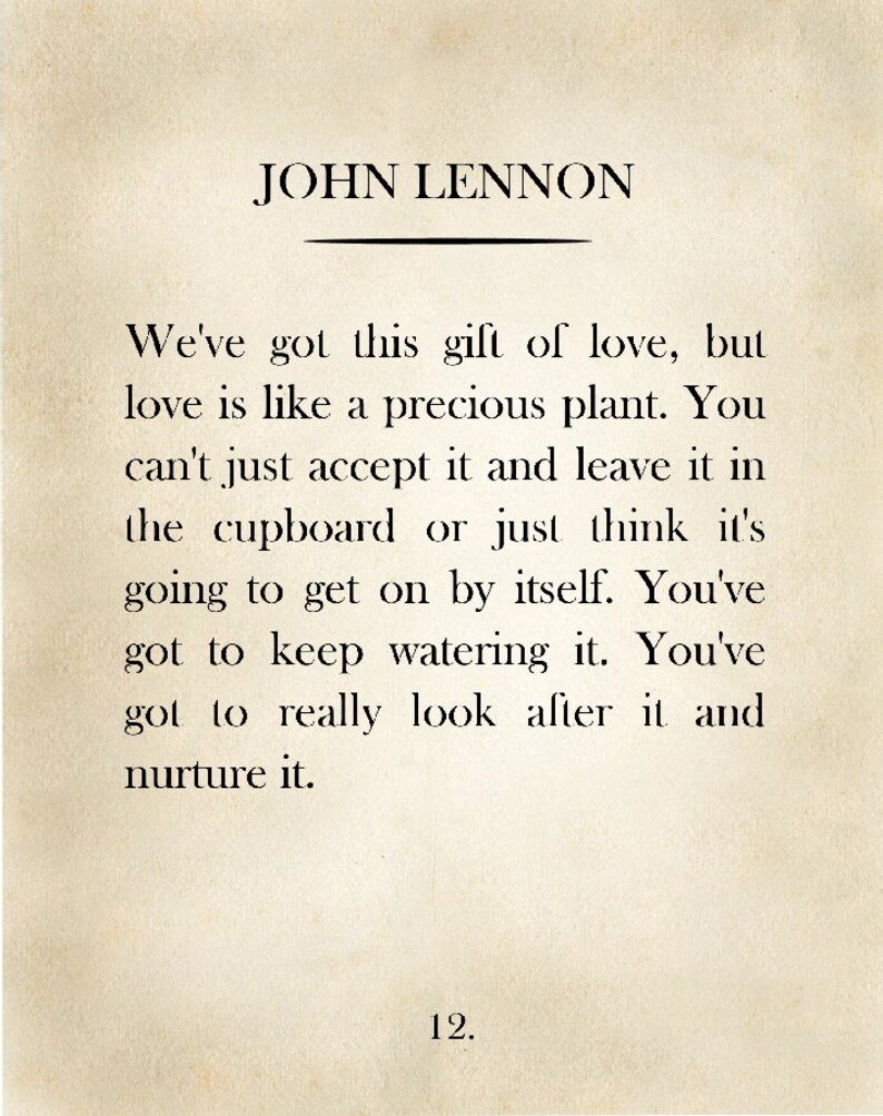 Klassieke boek pagina John Lennon John Lennon citaat Etsy