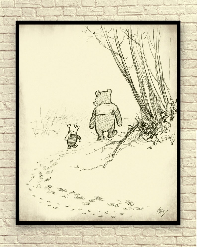 Winnie the Pooh Classic Pooh Pooh Wall Art Pooh Art Prints - Etsy