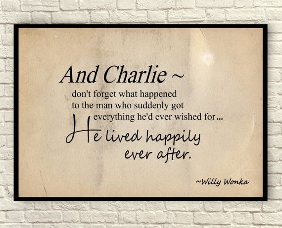 Willy Wonka Und Die Schokoladenfabrik Charlie Und Die Etsy