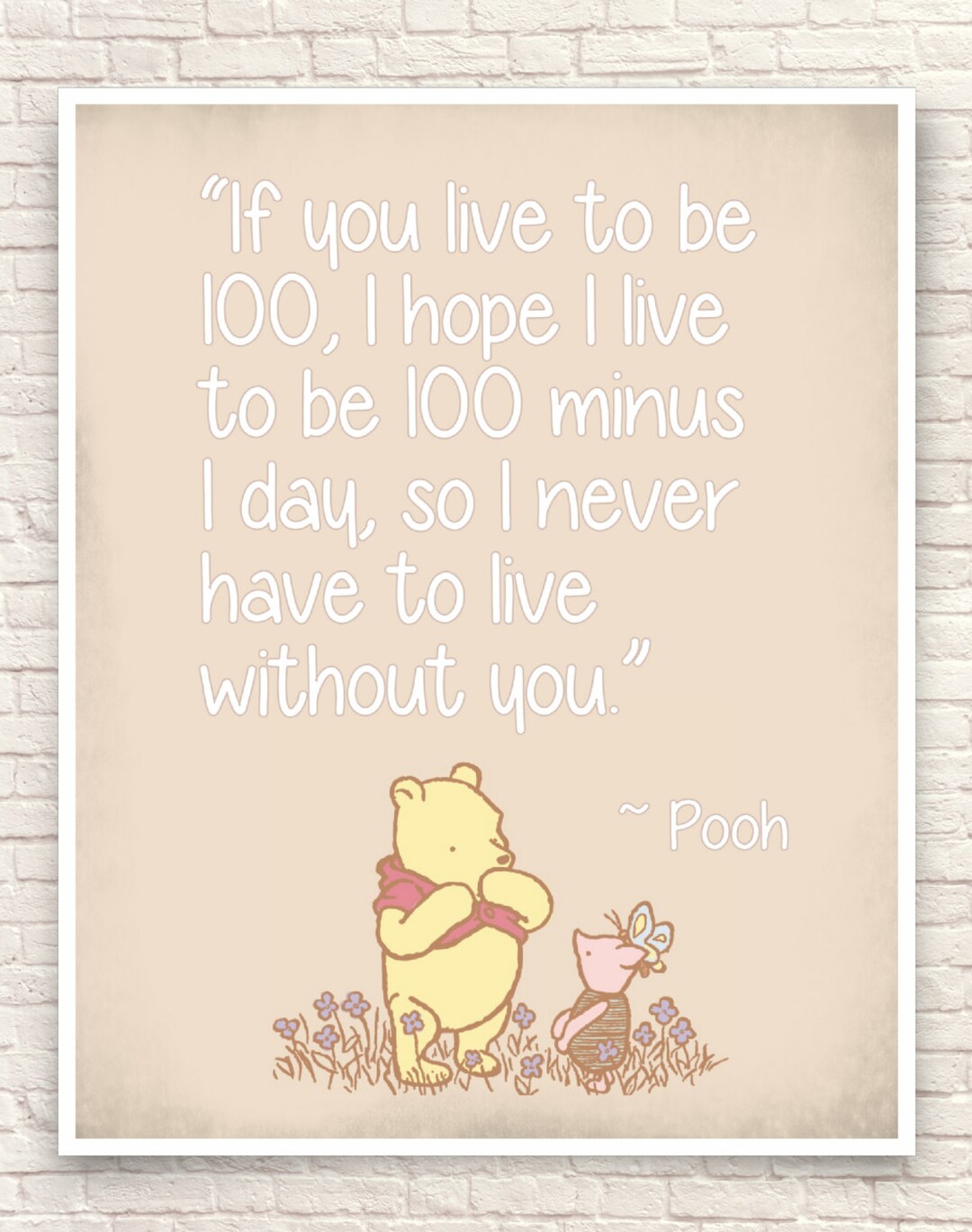 Clásico Winnie The Pooh Pooh Wall Art Winnie the Pooh Art - Etsy México