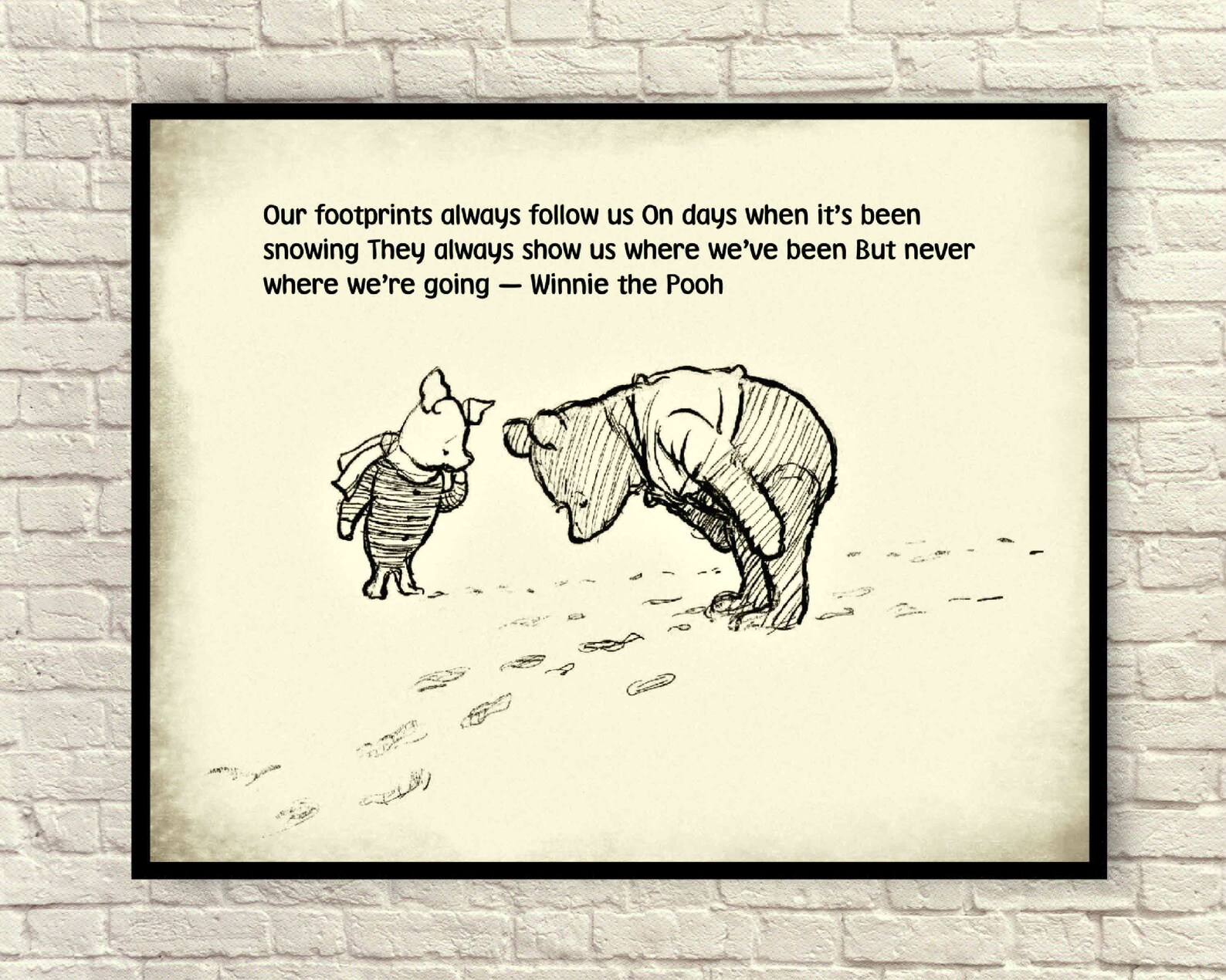 Winnie the Pooh Classic Pooh Pooh Wall Art Pooh Art Prints Etsy Canada