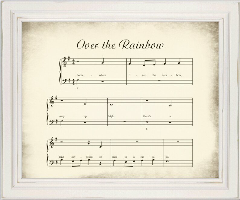 Sheet Music Art Custom Sheet Music Art Print Sheet Music | Etsy