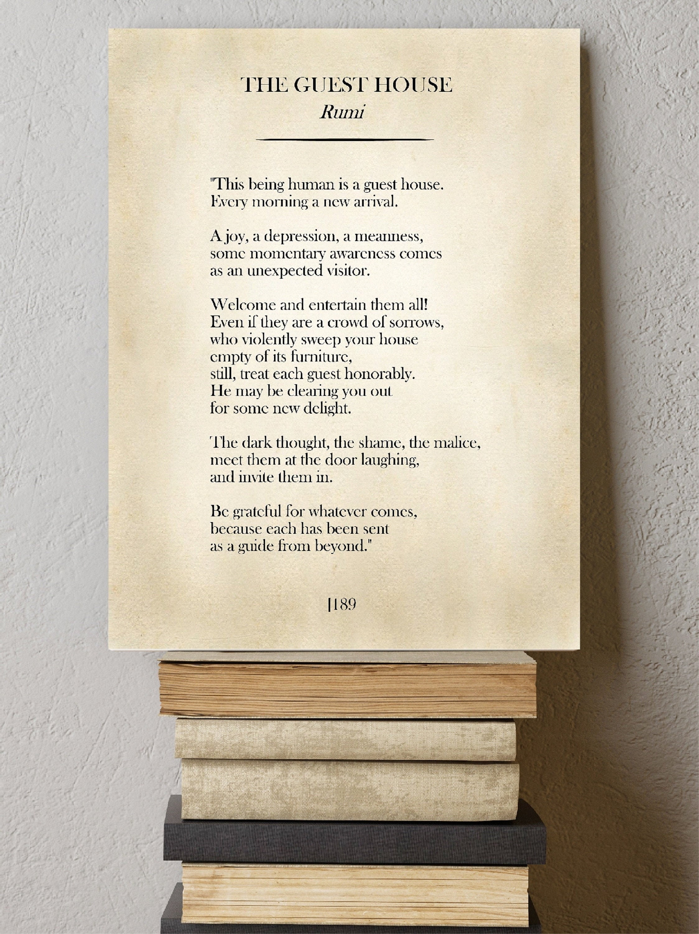 the guest house poem