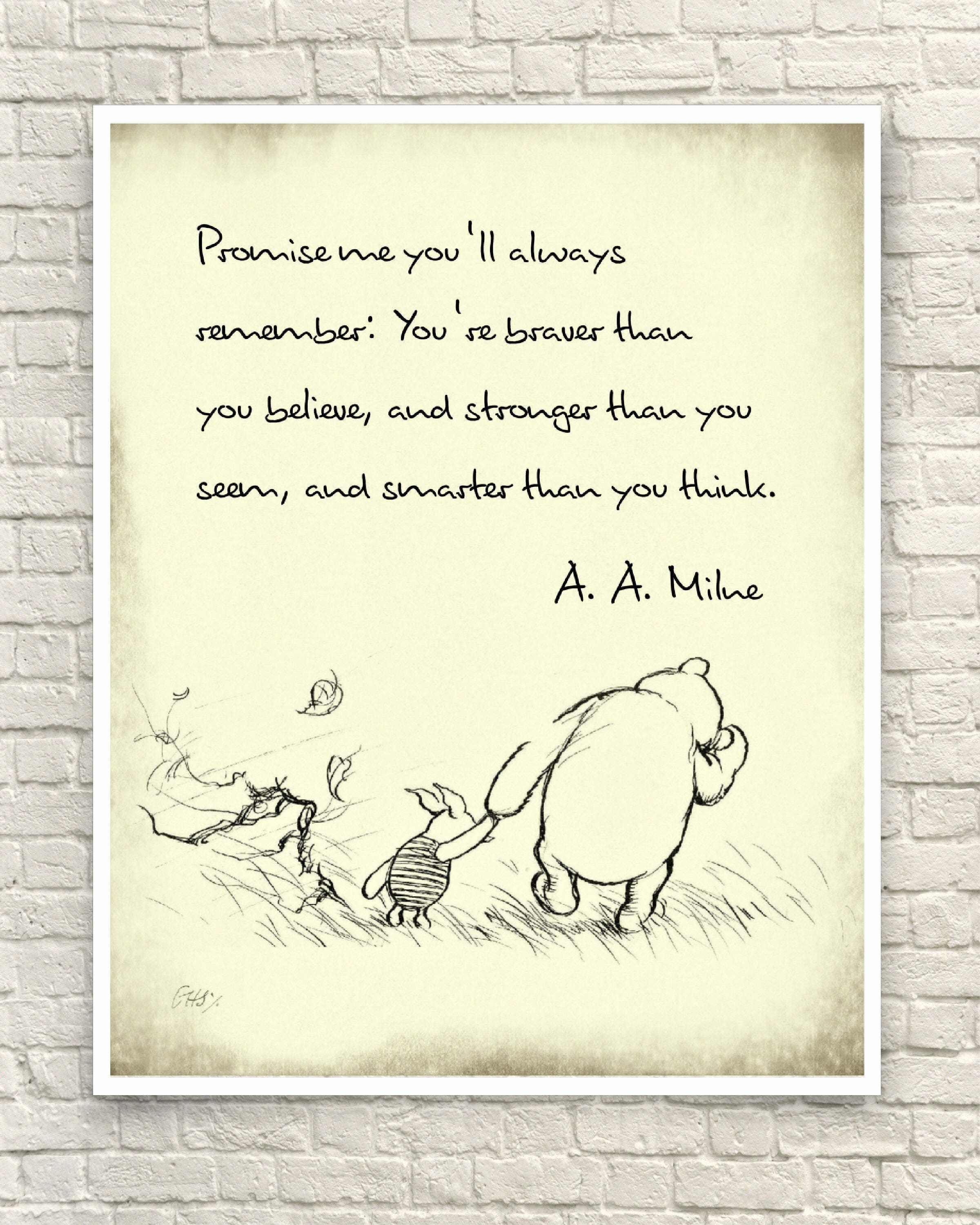 Winnie the Pooh Classic Pooh Pooh Wall Art Pooh Art Prints Etsy