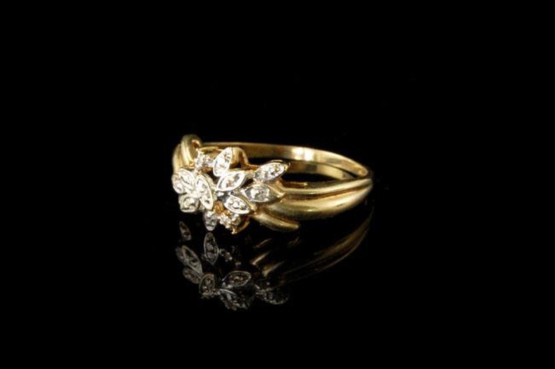 Vintage Diamonds 10k Yellow Gold Ring